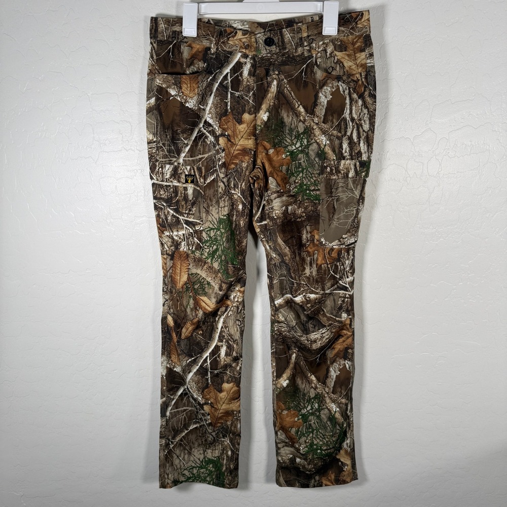 Kings Camo Cargo Pants Mens 32 Brown Realtree Cargo Performance Trousers
